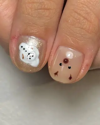 ネイル nozomi 🐏手描きニュアンスのネイルデザイン