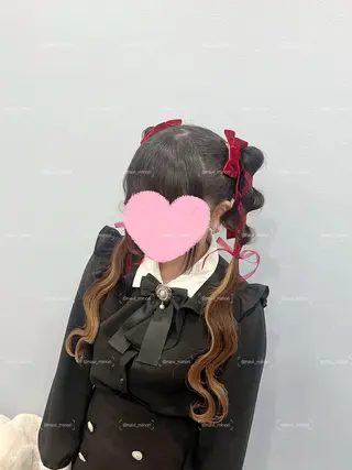 ロング ヘアアレンジ Hairset minoriのヘアスタイル
