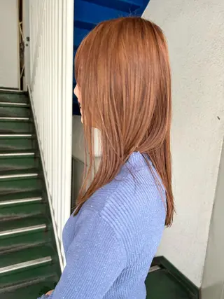 セミロング カラー 無料カットモデル募集 🌱ひょうがのヘアスタイル