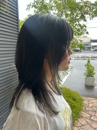 ミディアム カラー 畠中 望来のヘアスタイル