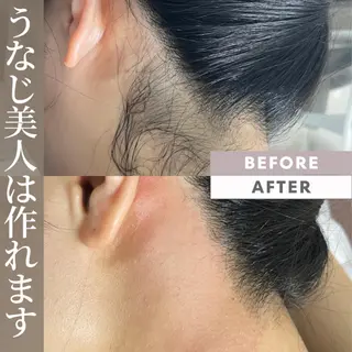 ロング カラー パーマ ヘアアレンジ メンズ キッズ ネイル マツエク・マツパ アイブロウ 河上★うなじや首回り Wax脱毛が得意ですのエステ・リラクイメージ
