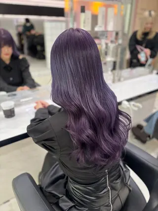 ロング カラー 💙ハイトーン韓国風 色白ヘア💙manaのヘアスタイル