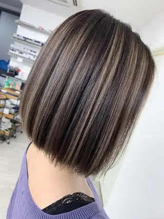 ミディアム 上重 晴輝 Recharme新保のヘアスタイル