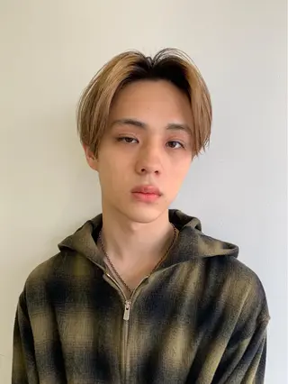 メンズ 🌿似合わせ透明感 カラー松本朋幸🌿のヘアスタイル