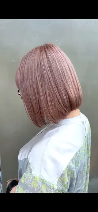 ショート 各務原/カラー/ブリ ーチお任せください！のヘアスタイル