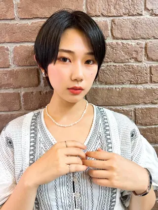 ショート カラー 艶髪専門美容師🏄 kazuレスlessのヘアスタイル