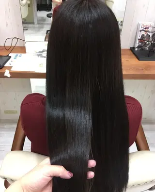ロング カラー 髪質改善×レイヤー 高嶋のヘアスタイル