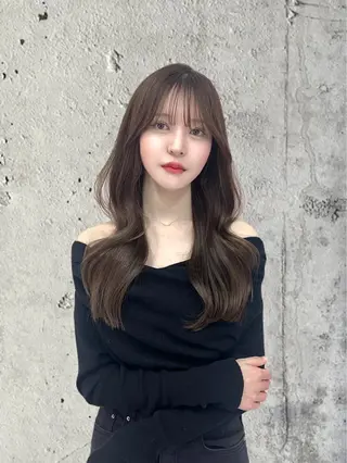 ロング 韓国/縮毛矯正/ カンタのヘアスタイル