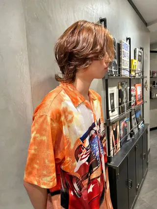 ショート カラー パーマ メンズ タナカ カナ🫧のヘアスタイル