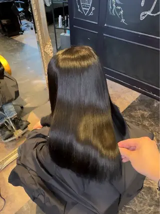 ロング 店長 ハイトーン× 髪質改善/舘野 涼太のヘアスタイル