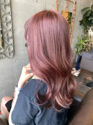 ロング カラー パーマ ヘアアレンジ メンズ キッズ ネイル マツエク・マツパ アイブロウ モリモト サナのヘアスタイル