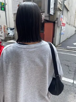 ミディアム さの あやねのヘアスタイル