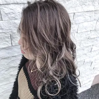 セミロング カラー EARTH石巻店 尾形  裕のヘアスタイル