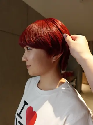 ショート カラー 似合わせカット 池袋美容師🌿そなのヘアスタイル