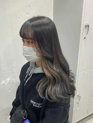 ロング カラー ヘアアレンジ 憧れの艶ハイトーンへ 🌙サイダサキのヘアスタイル