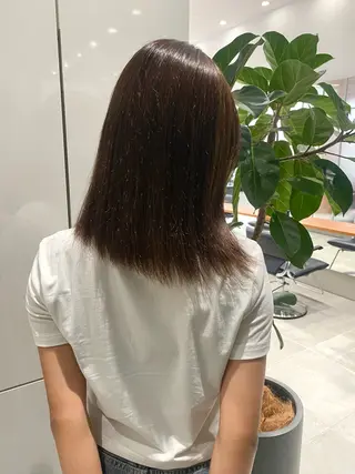 カラー ひかり/ベージュ /透明感ベージュのヘアスタイル