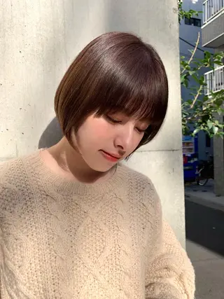 ショート カラー MAYU 💚森下のヘアスタイル