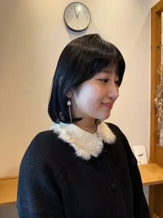 ミディアム カラー 🤍江坂 ハヤシアヤナ🤍のヘアスタイル