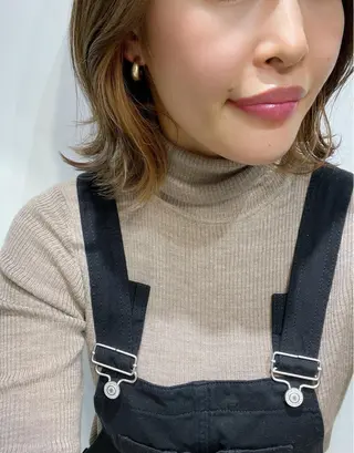 ミディアム カラー 女性リピ90%🍨 🩷佐藤みずきのヘアスタイル