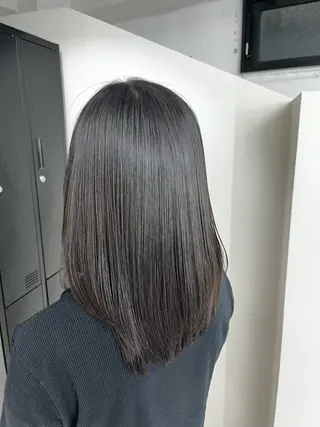 セミロング 竹内 蓮のヘアスタイル