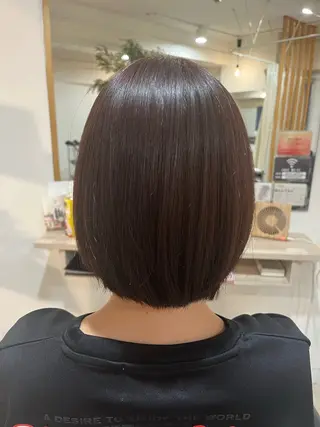 ショート カラー 骨格/顔型/パーソナ ルカラー診断/中野のヘアスタイル