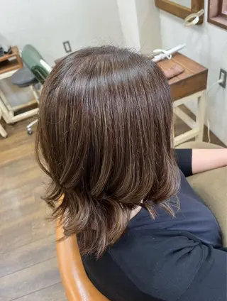 カラー 三宅　デザインカラー 透明感カラー✨のヘアスタイル