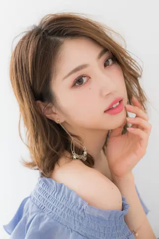 セミロング カラー パーマ S＿ salonのヘアスタイル