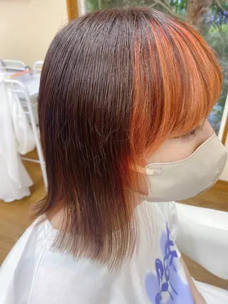 ミディアム カラー sagedoue MIZUKI✂️のヘアスタイル