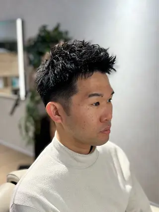 ショート メンズ 梅田茶屋町メンズ 専門美容師 山元一平のヘアスタイル