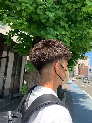 ショート パーマ メンズ 宮嶋 勇輔のヘアスタイル