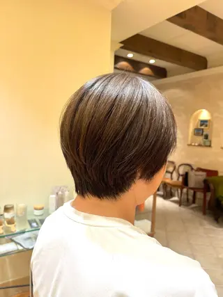 ショート ショートカット / 銀座/ 青山莉奈のヘアスタイル