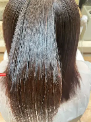 ミディアム 伊藤 未奈のヘアスタイル