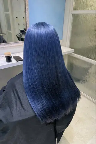 ロング カラー ハイトーン/ブリーチ 💙みずき💙のヘアスタイル