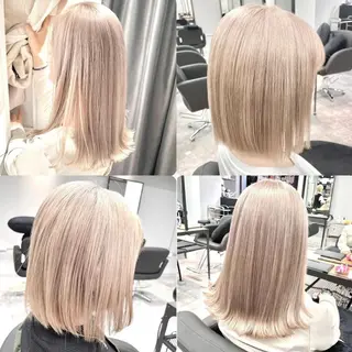 セミロング カラー ✨MiL✨ ✨心斎橋✨のヘアスタイル