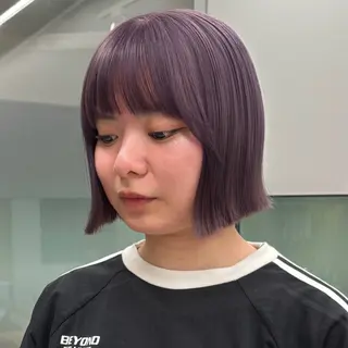 ショート 盛れる透明感カラー・ momokaのヘアスタイル