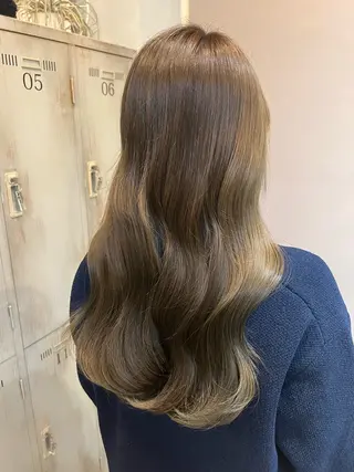 ロング カラー Agu hair lucca所属・渋谷 莉央のヘアスタイル