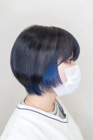 ショート カラー ✨デザインカラー✨ ハイトーン　森貴章のヘアスタイル