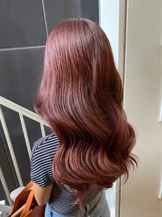 ロング カラー レイヤーカット/ 縮毛矯正🇰🇷早坂のヘアスタイル