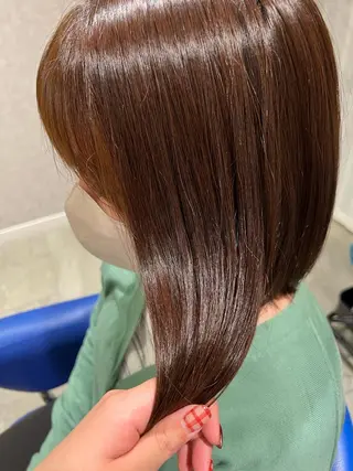 ミディアム カラー ヘアアレンジ letterby novel  はるみのヘアスタイル