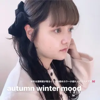 ロング カラー 松岡優菜／半個室♡ 似合わせカットカラーのヘアスタイル