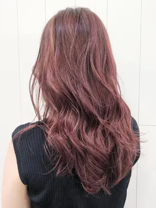 セミロング カラー パーマ ヘアアレンジ ITbyALBUM 浦和店のヘアスタイル