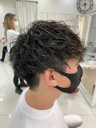 パーマ メンズ メンズパーマ特化 👑店長👑間宮👑のヘアスタイル