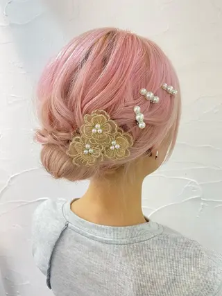 ヘアアレンジ uros.中目黒 moekaのヘアスタイル