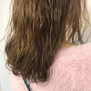 ミディアム パーマ 鳥越 一希のヘアスタイル