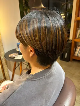 ショート 🌀メンズパーマ🌀 平川海夢のヘアスタイル