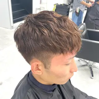 ショート パーマ 【柏メンズパーマ職人 】店長　KAZUMAのヘアスタイル