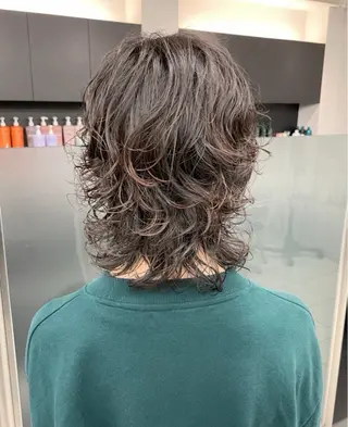 パーマ はにいレイヤーカット モデル募集中のヘアスタイル