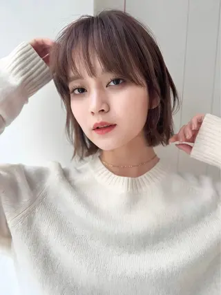 ショート 白井 音羽のヘアスタイル