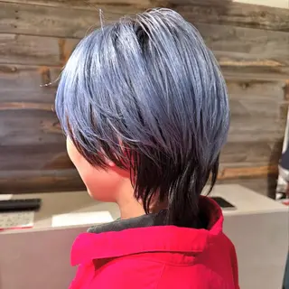 ショート カラー ナチュラルカラー/ ハイトーン AMIのヘアスタイル