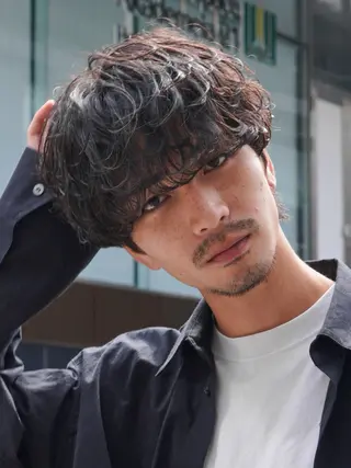 ショート パーマ 11.12月限定割引 fifth前比嘉💥のヘアスタイル